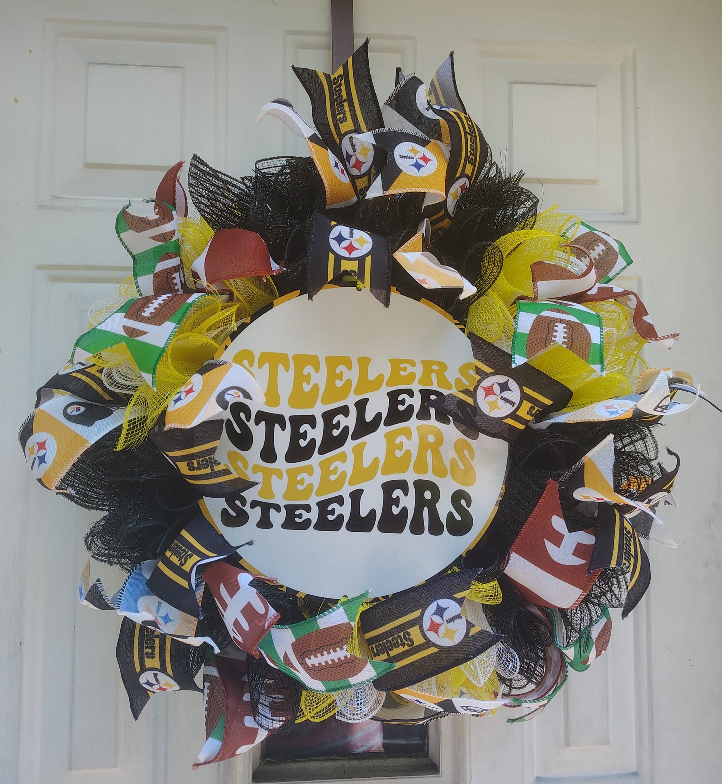 Steelers 14 in Wreath