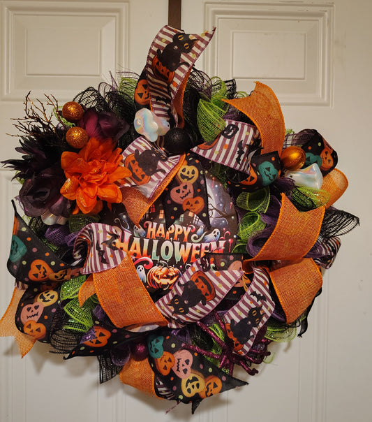 14 in Halloween wreath