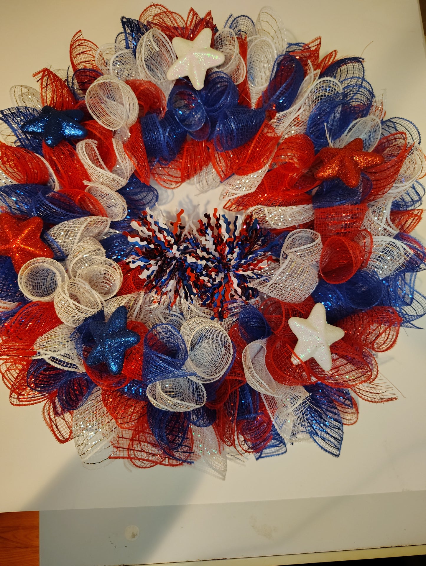 Red White and blue 14 in