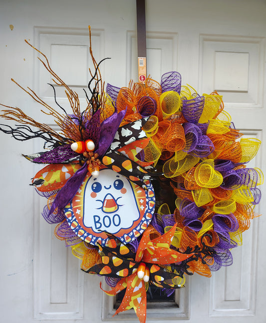 14 in Halloween wreath